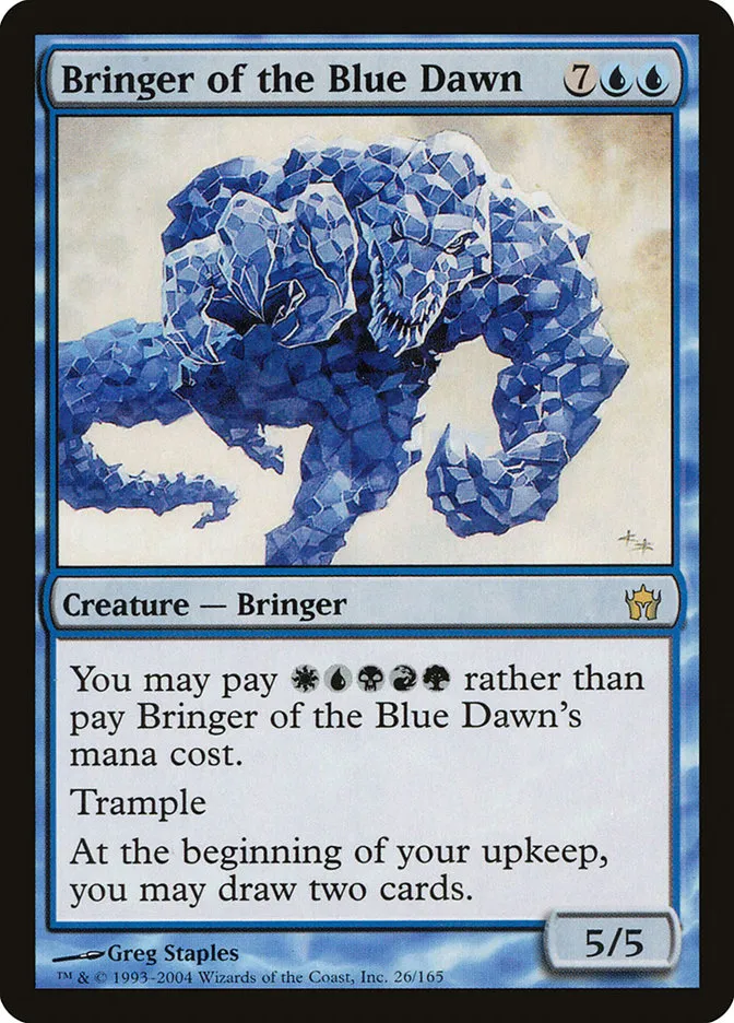 2004 Fifth Dawn Bringer of the Blue Dawn rare #26 unlisted card image