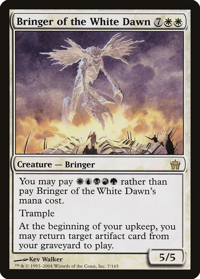 2004 Fifth Dawn Bringer of the White Dawn rare #7 unlisted card image