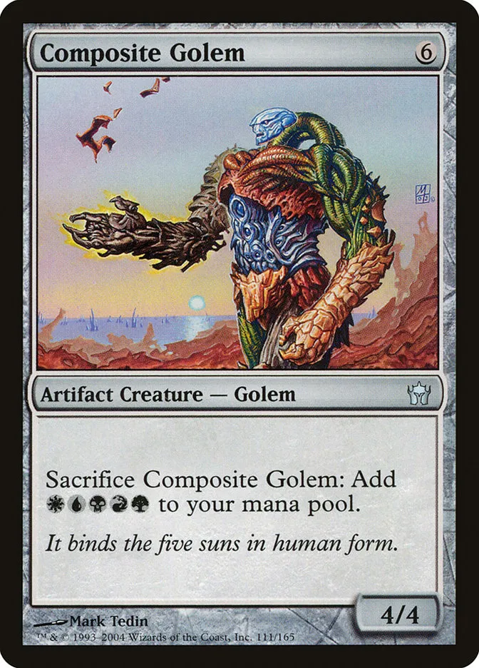 2004 Fifth Dawn Composite Golem uncommon #111 unlisted card image