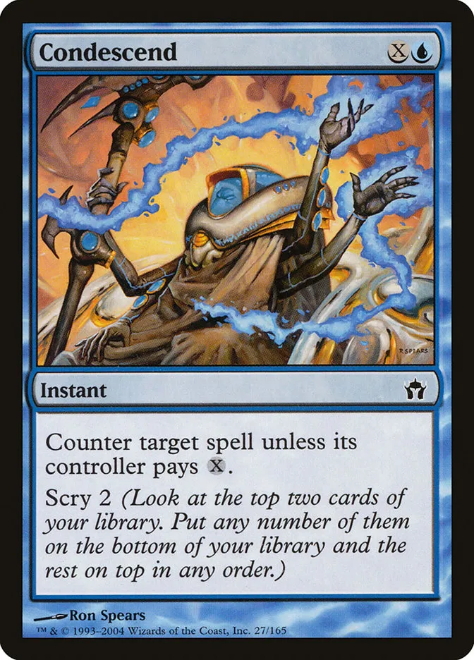 2004 Fifth Dawn Condescend common #27 unlisted card image