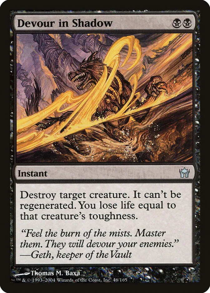 2004 Fifth Dawn Devour in Shadow uncommon #46 unlisted card image