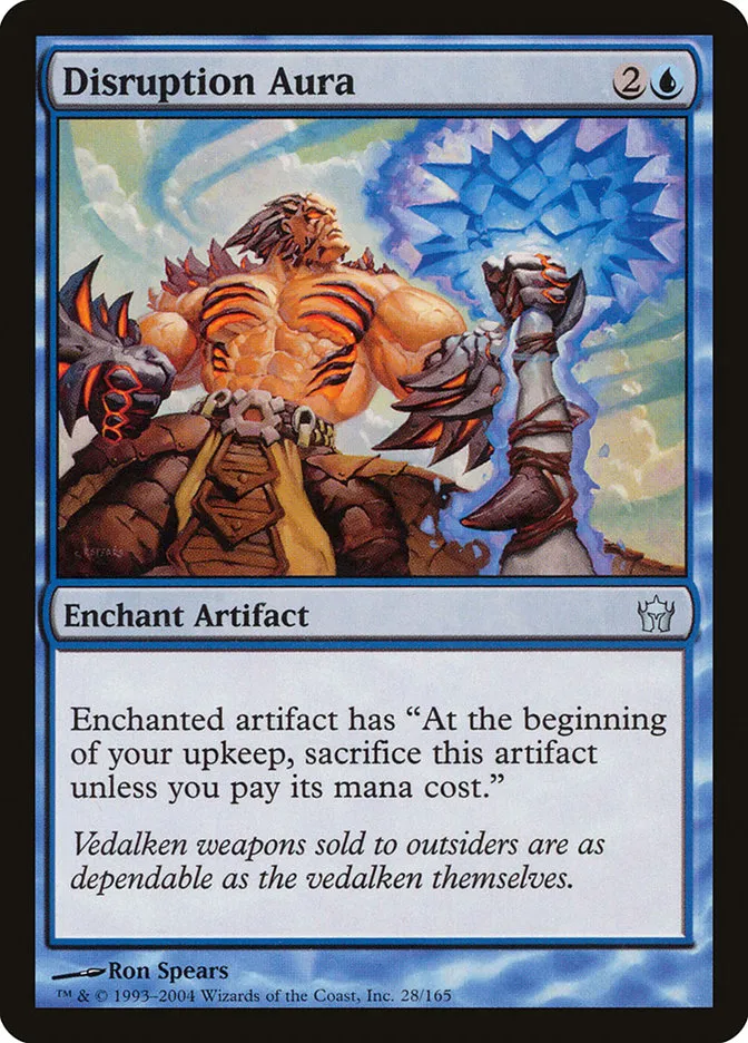 2004 Fifth Dawn Disruption Aura uncommon #28 unlisted card image