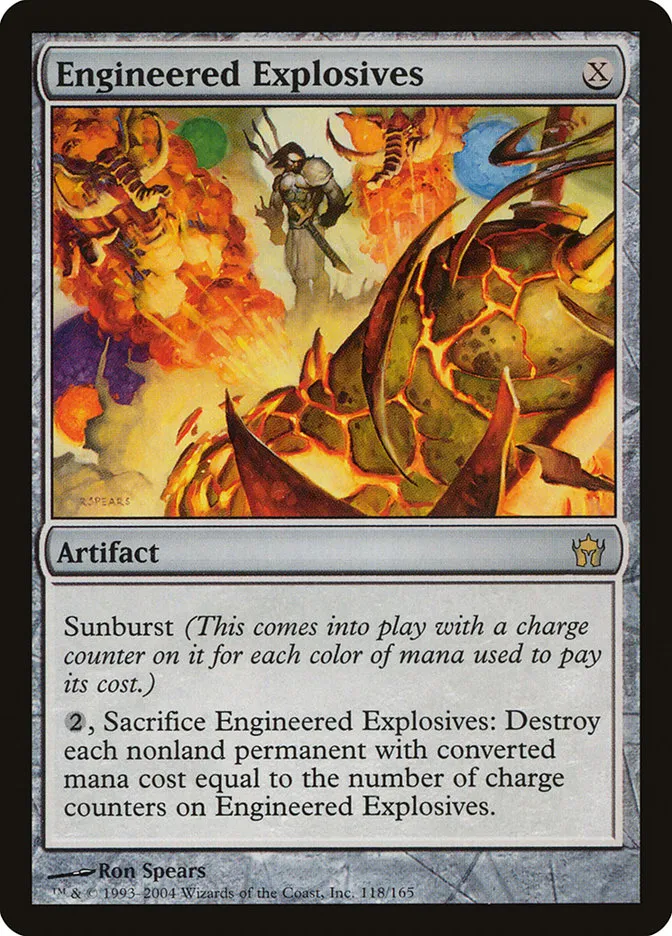 2004 Fifth Dawn Engineered Explosives rare #118 unlisted card image