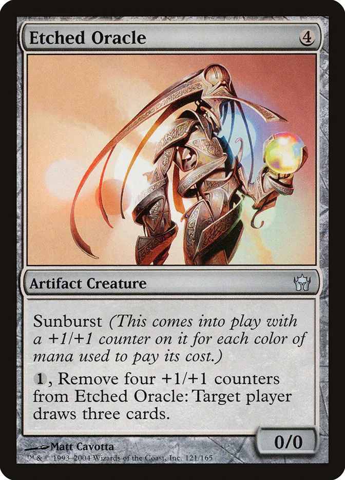 2004 Fifth Dawn Etched Oracle uncommon #121 unlisted card image