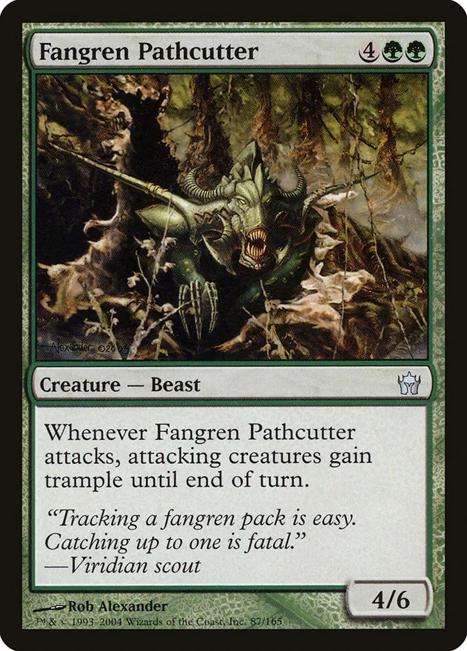 2004 Fifth Dawn Fangren Pathcutter uncommon #87 unlisted card image