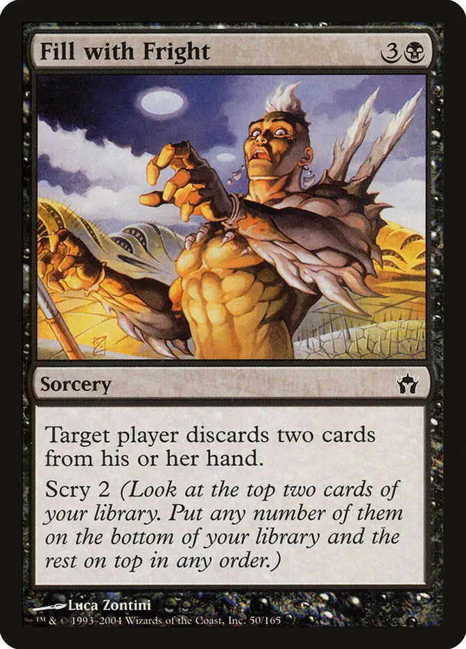2004 Fifth Dawn Fill with Fright common #50 unlisted card image