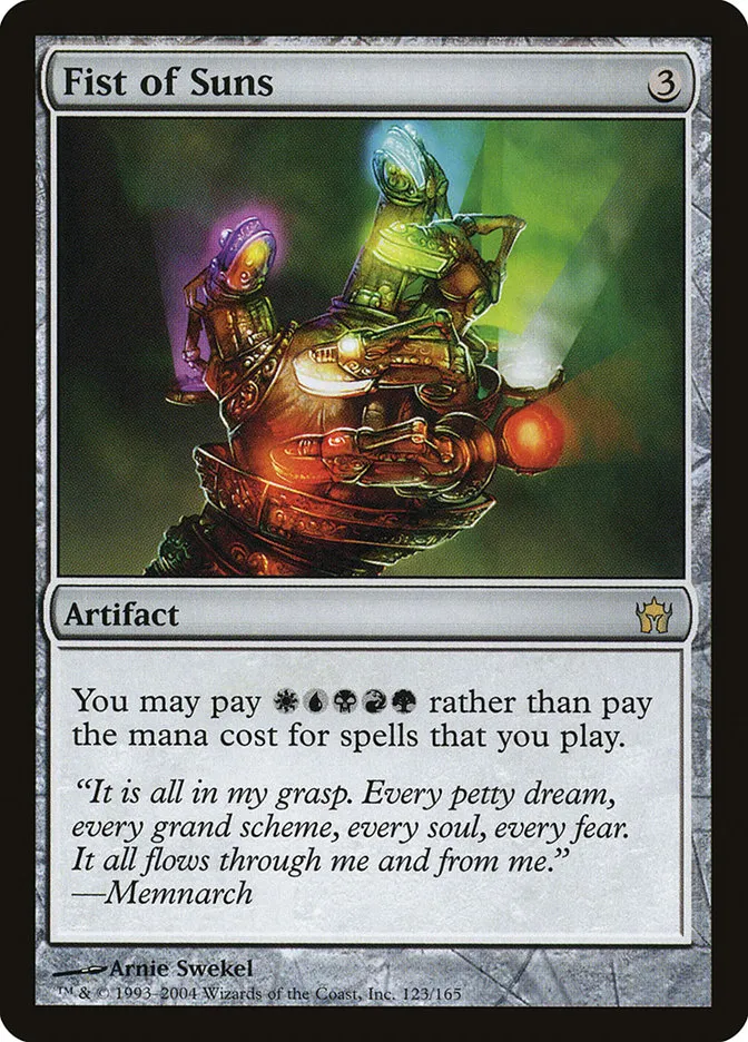 2004 Fifth Dawn Fist of Suns rare #123 unlisted card image