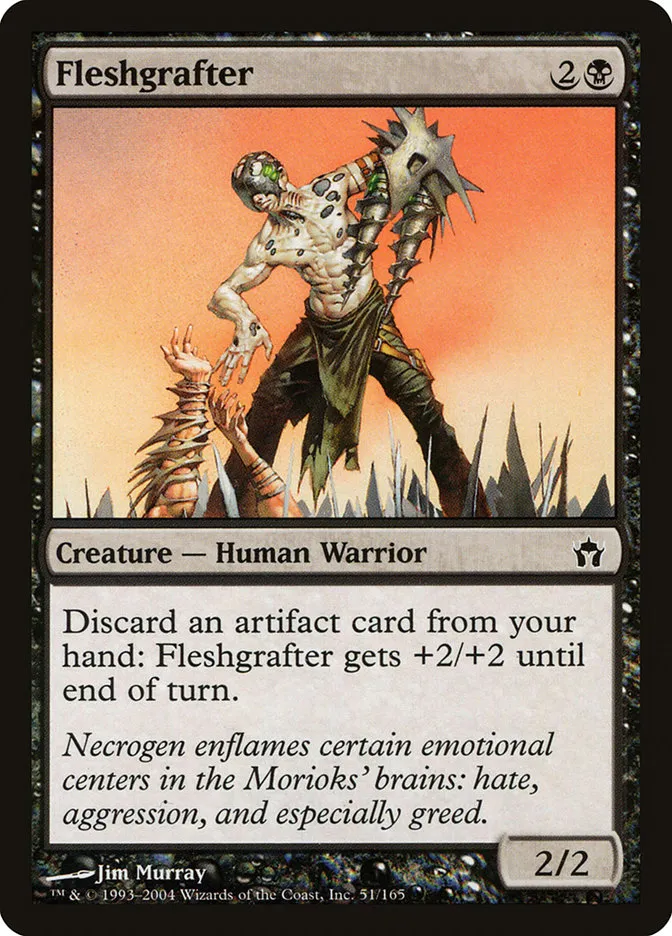 2004 Fifth Dawn Fleshgrafter common #51 unlisted card image