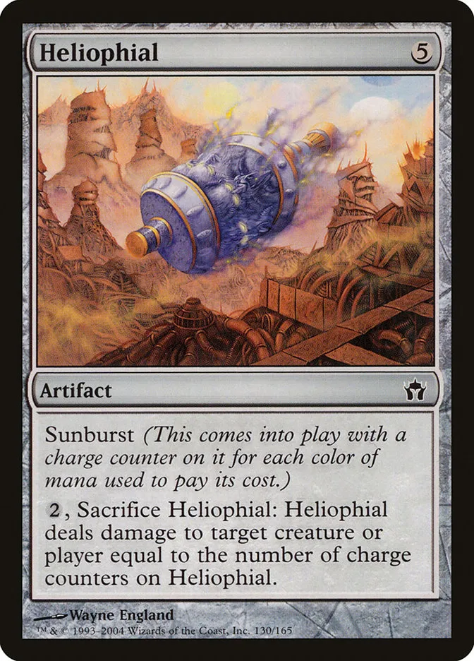 2004 Fifth Dawn Heliophial common #130 unlisted card image