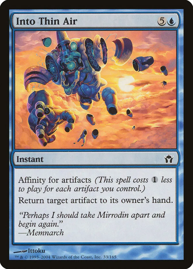 2004 Fifth Dawn Into Thin Air common #33 unlisted card image