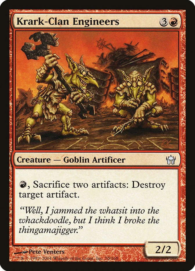 2004 Fifth Dawn Krark-Clan Engineers uncommon #70 unlisted card image