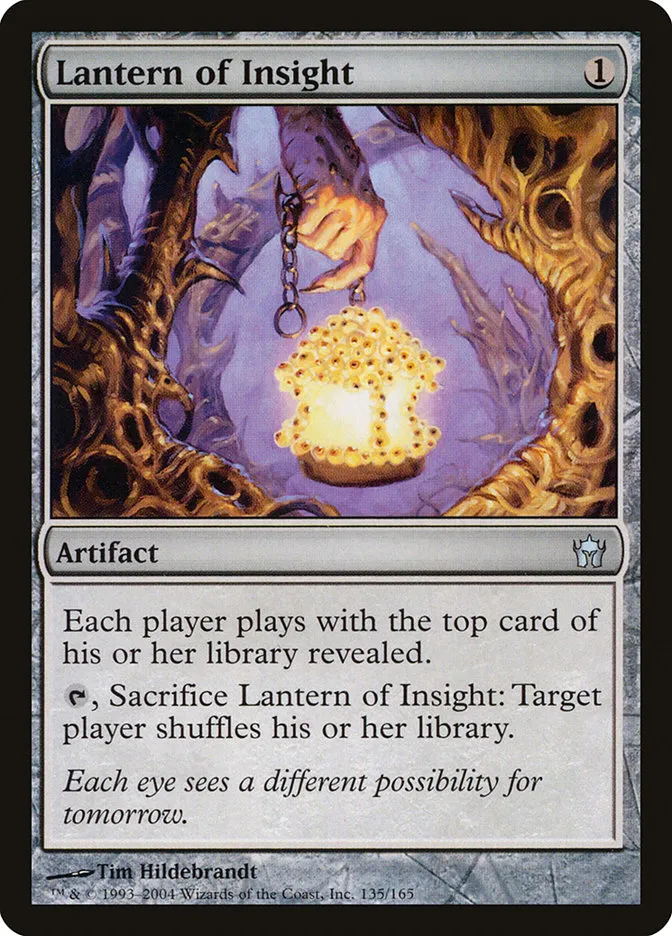 2004 Fifth Dawn Lantern of Insight uncommon #135 unlisted card image