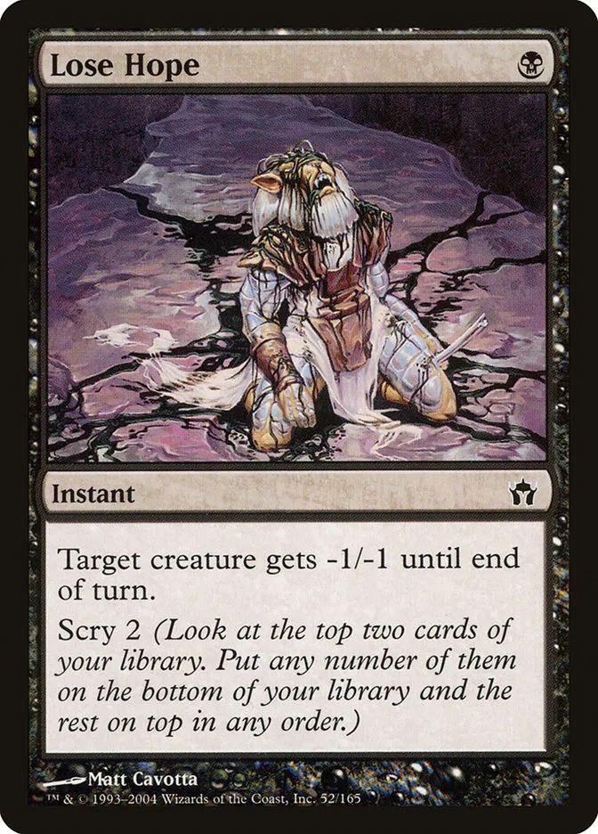2004 Fifth Dawn Lose Hope common #52 unlisted card image