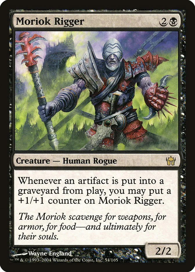 2004 Fifth Dawn Moriok Rigger rare #54 unlisted card image