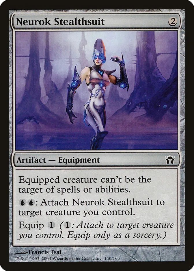 2004 Fifth Dawn Neurok Stealthsuit common #140 unlisted card image