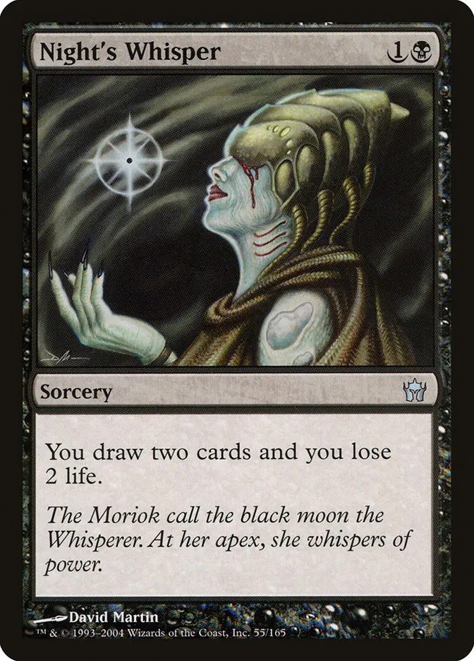 2004 Fifth Dawn Night's Whisper uncommon #55 unlisted card image