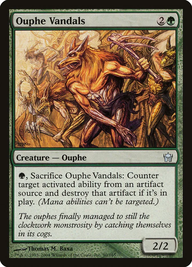 2004 Fifth Dawn Ouphe Vandals uncommon #90 unlisted card image