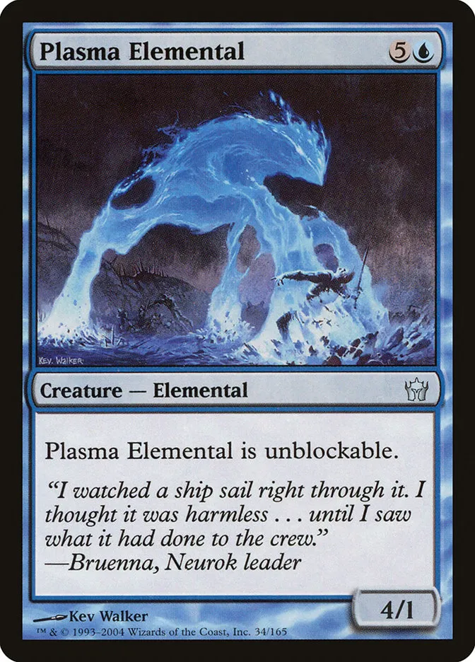 2004 Fifth Dawn Plasma Elemental uncommon #34 unlisted card image
