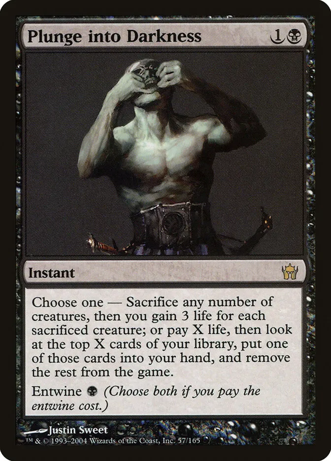 2004 Fifth Dawn Plunge into Darkness rare #57 unlisted card image