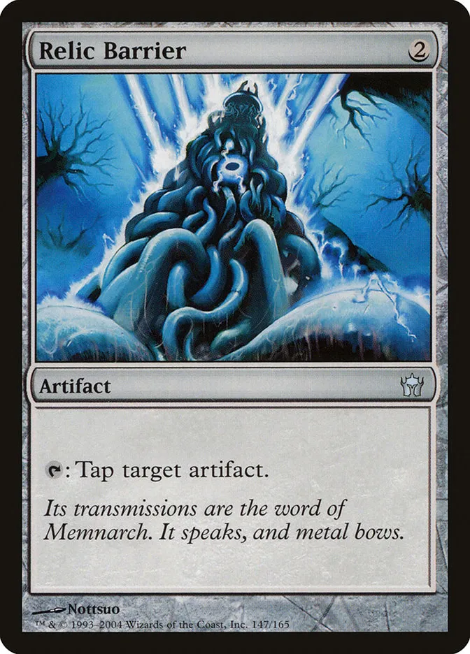 2004 Fifth Dawn Relic Barrier uncommon #147 unlisted card image