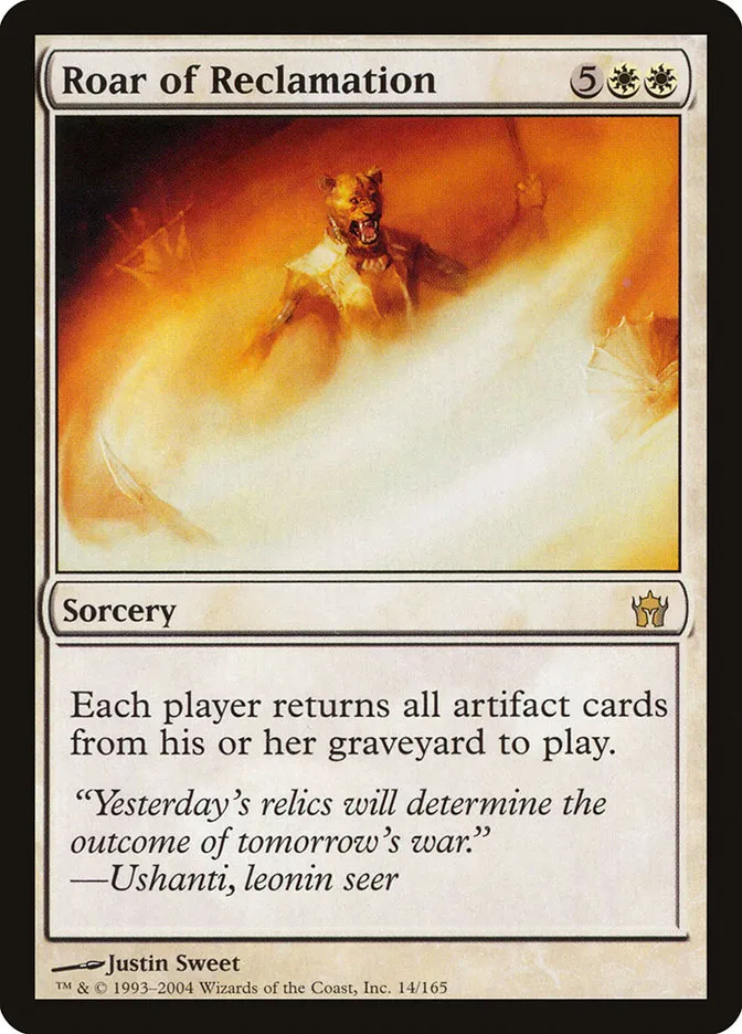 2004 Fifth Dawn Roar of Reclamation rare #14 unlisted card image