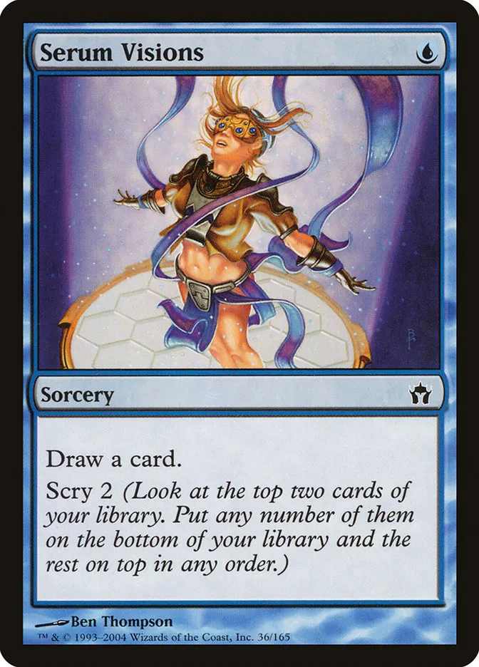 2004 Fifth Dawn Serum Visions common #36 unlisted card image