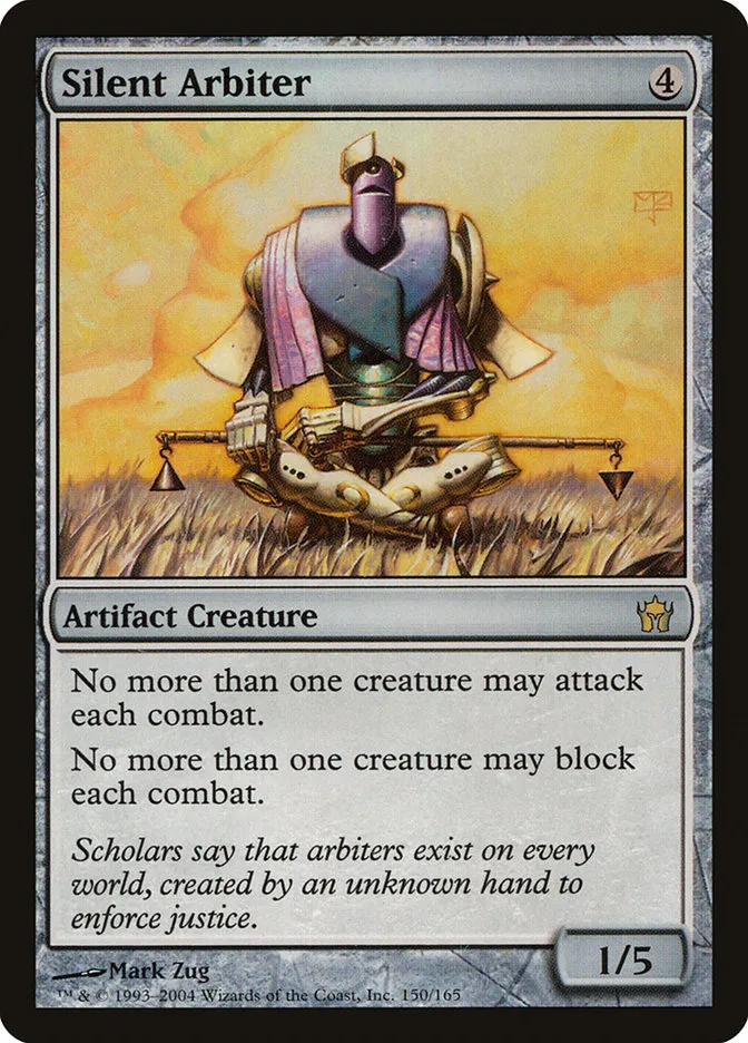 2004 Fifth Dawn Silent Arbiter rare #150 unlisted card image