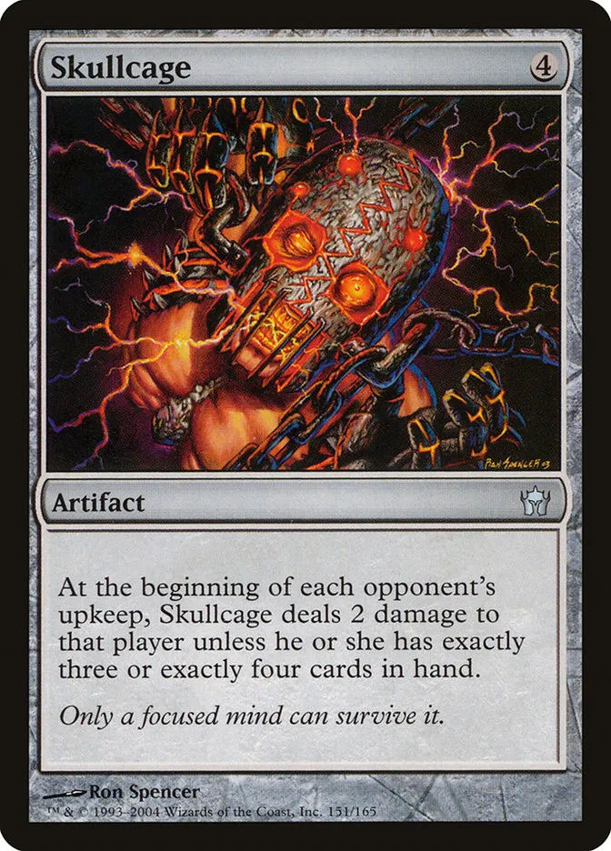 2004 Fifth Dawn Skullcage uncommon #151 unlisted card image