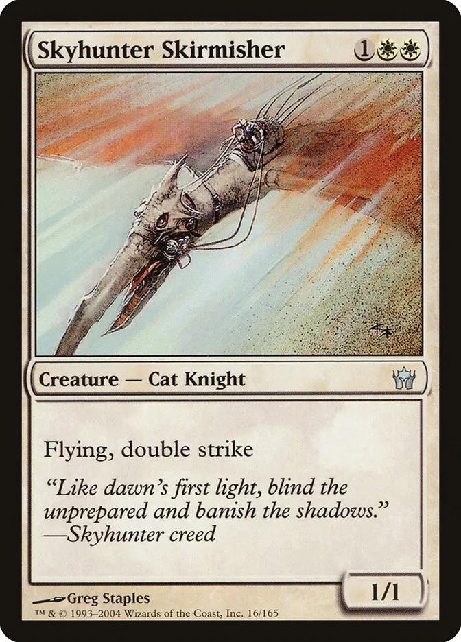2004 Fifth Dawn Skyhunter Skirmisher uncommon #16 unlisted card image
