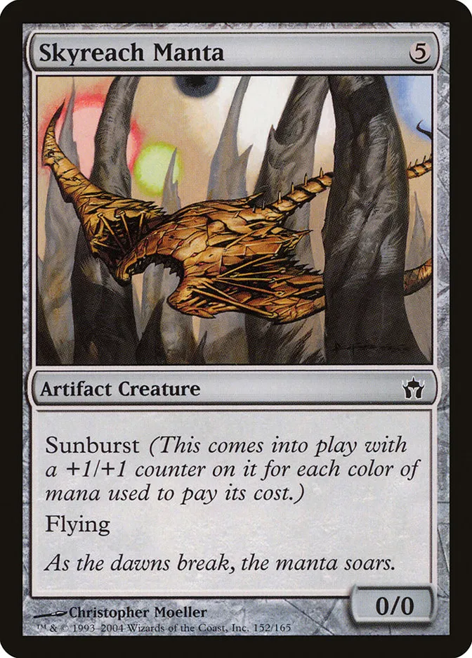 2004 Fifth Dawn Skyreach Manta common #152 unlisted card image