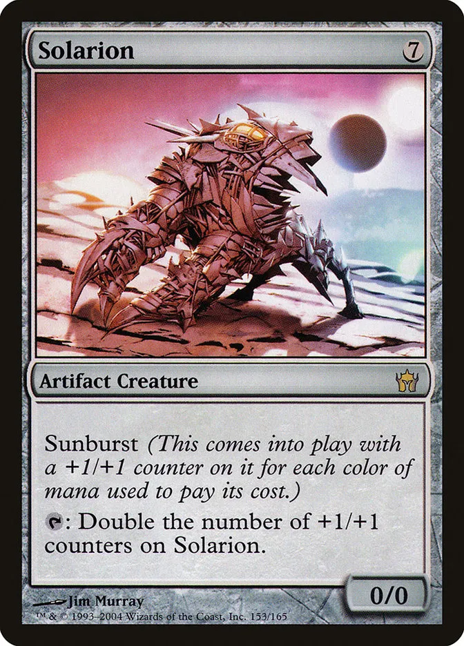 2004 Fifth Dawn Solarion rare #153 unlisted card image