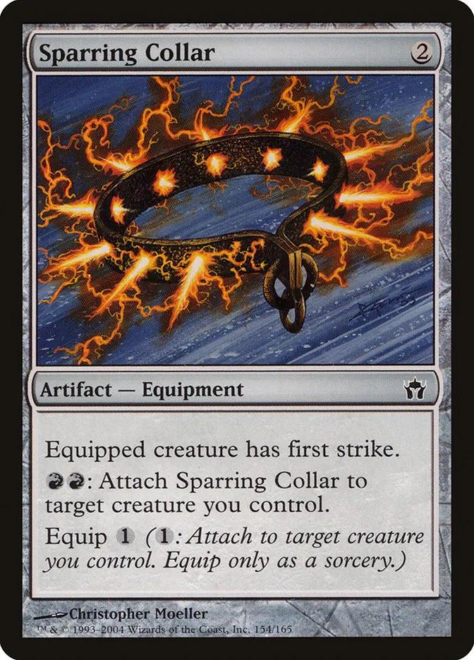2004 Fifth Dawn Sparring Collar common #154 unlisted card image