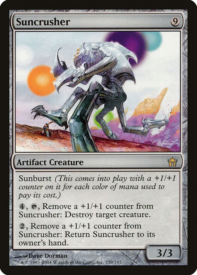 2004 Fifth Dawn Suncrusher rare #159 unlisted card image