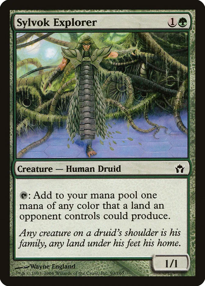 2004 Fifth Dawn Sylvok Explorer common #93 unlisted card image