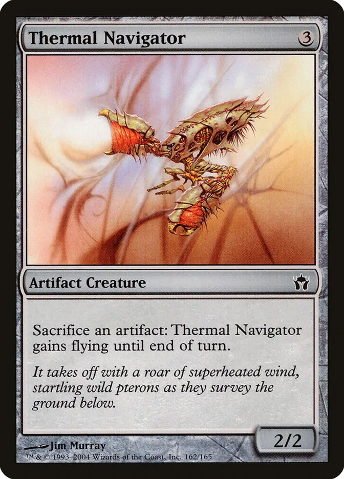 2004 Fifth Dawn Thermal Navigator common #162 unlisted card image