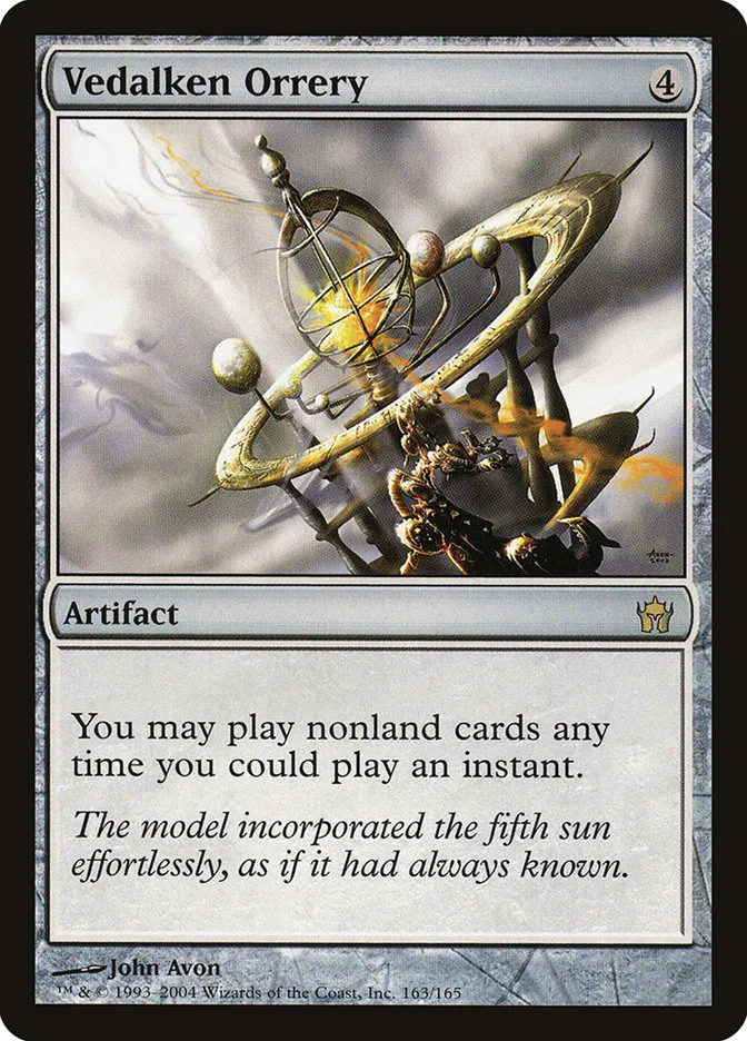 2004 Fifth Dawn Vedalken Orrery rare #163 unlisted card image
