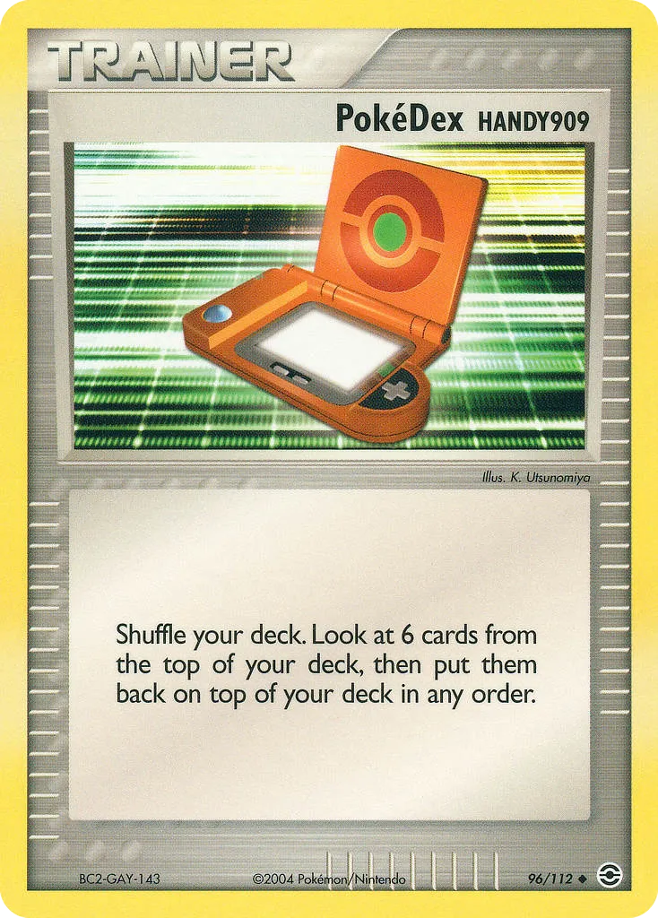 2004 FireRed & LeafGreen PokéDex HANDY909 #096/112 Uncommon card image