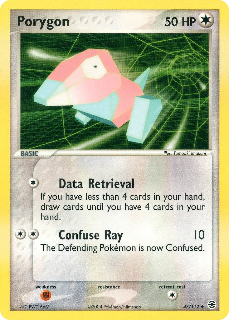 2004 FireRed & LeafGreen Porygon Uncommon #047/112 Uncommon card image