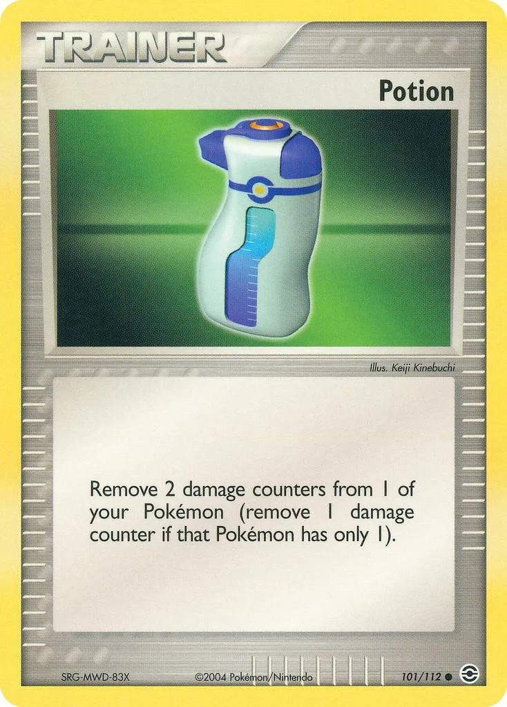 2004 FireRed & LeafGreen Potion Common #101/112 Common card image