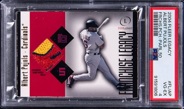 2004 Fleer Albert Pujols Legacy Franchise Patch 50 #FL/AP card image