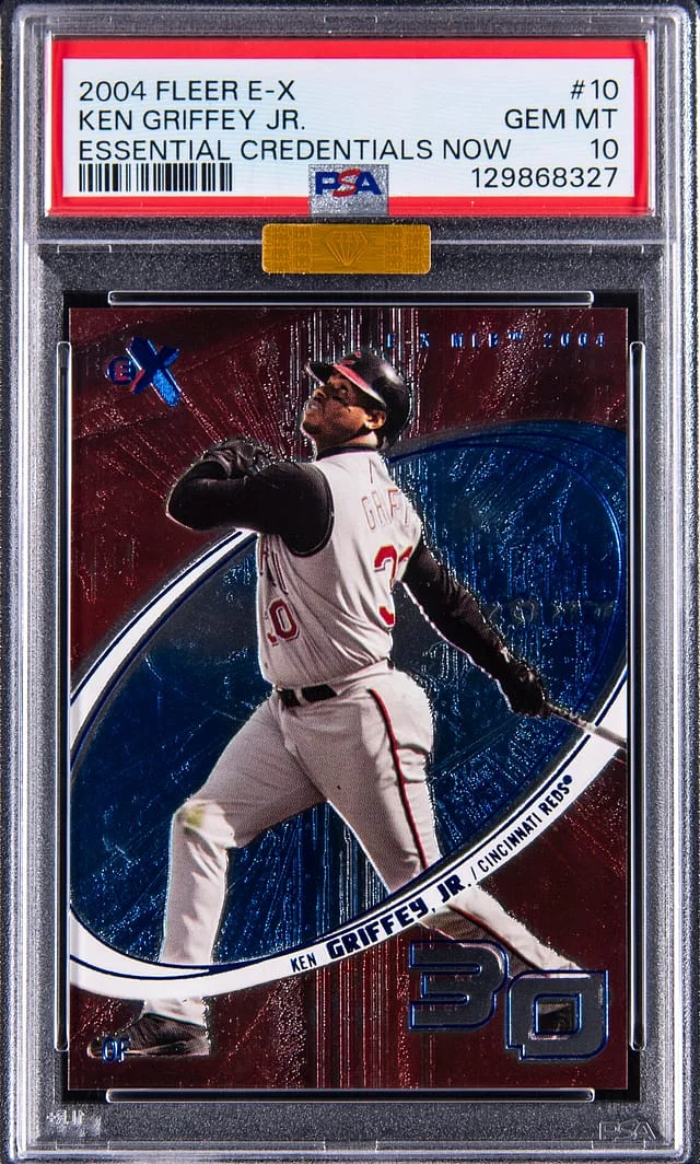2004 Fleer E-X Ken Griffey Jr. Essential Credentials Now #10 card image