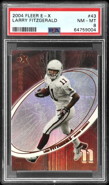 2004 Fleer E-X Larry Fitzgerald #43 card image