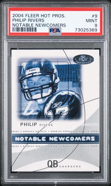 2004 Fleer Hot Prospects Philip Rivers Notable Newcomers #9 card image