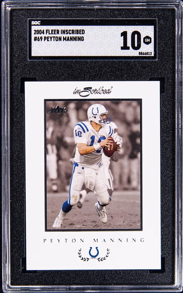 2004 Fleer Peyton Manning Inscribed #69 card image