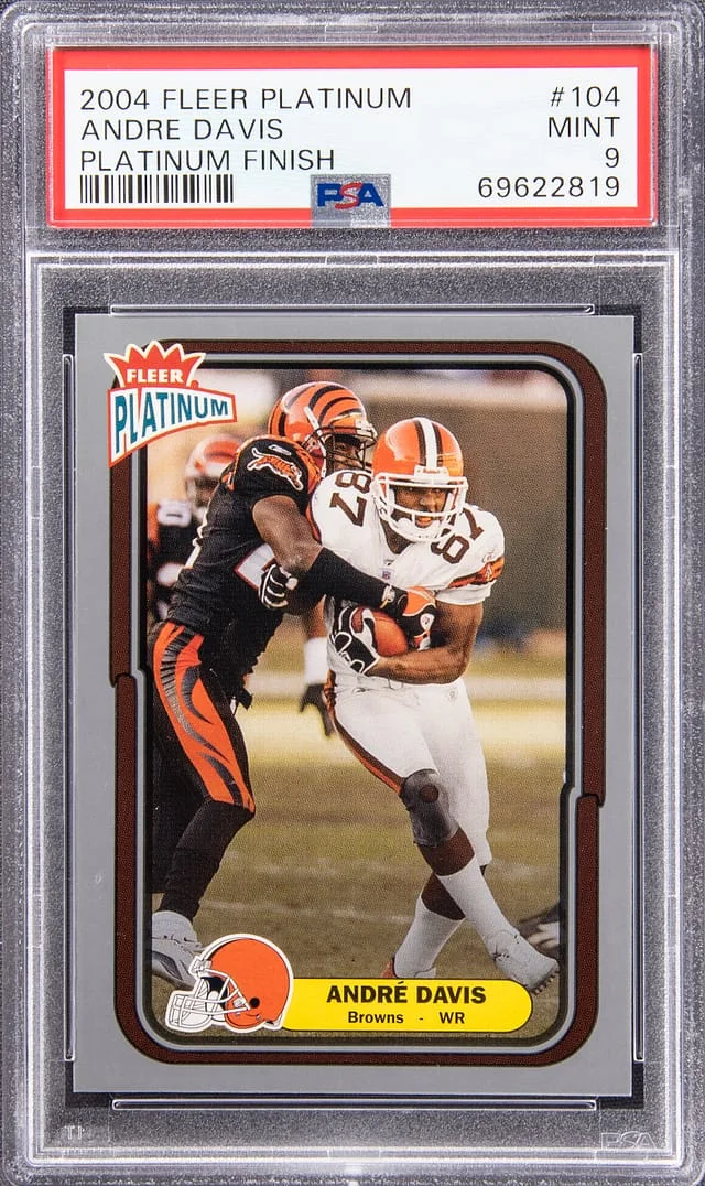 2004 Fleer Platinum Andre Davis Finish #104 card image
