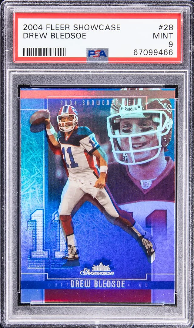 2004 Fleer Showcase Drew Bledsoe #28 card image