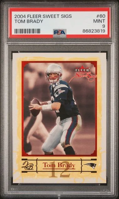 2004 Fleer Sweet Sigs Tom Brady #60 card image