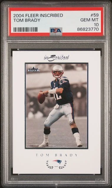 2004 Fleer Tom Brady Inscribed #59 card image