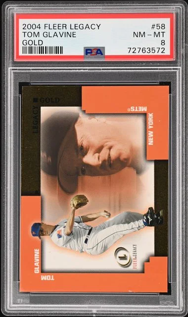2004 Fleer Tom Glavine Legacy Gold #58 card image