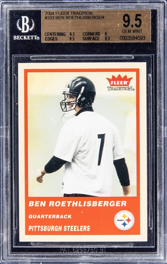 2004 Fleer Tradition Ben Roethlisberger #333 card image